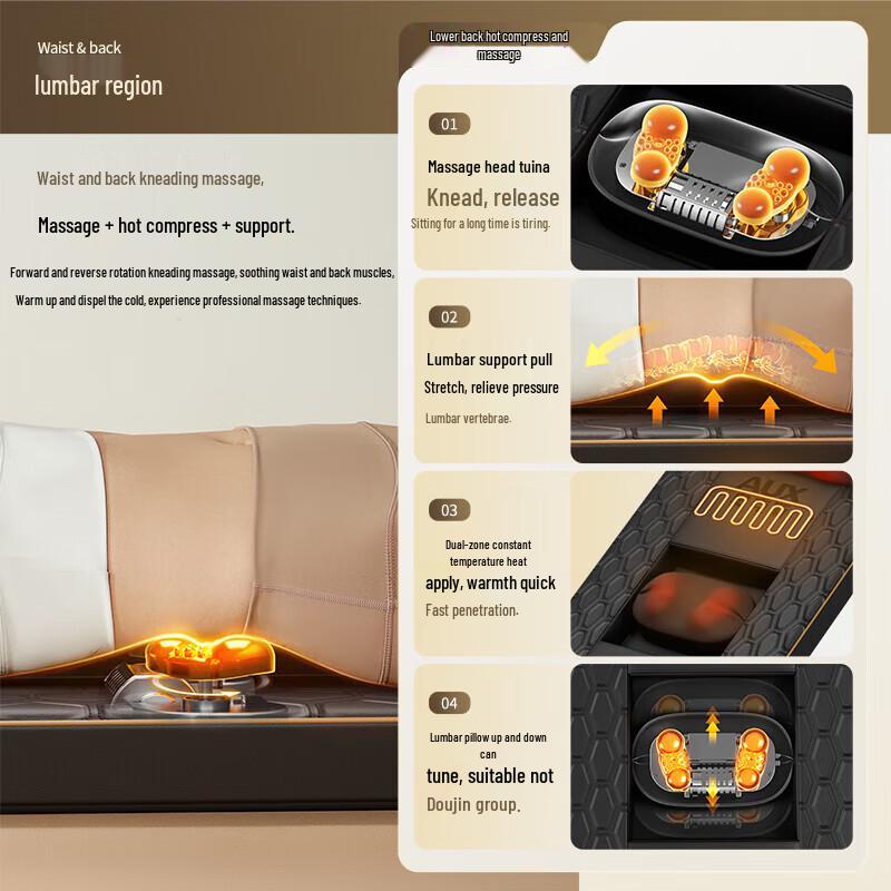 Массажный мат для всего тела с разминанием и растяжением