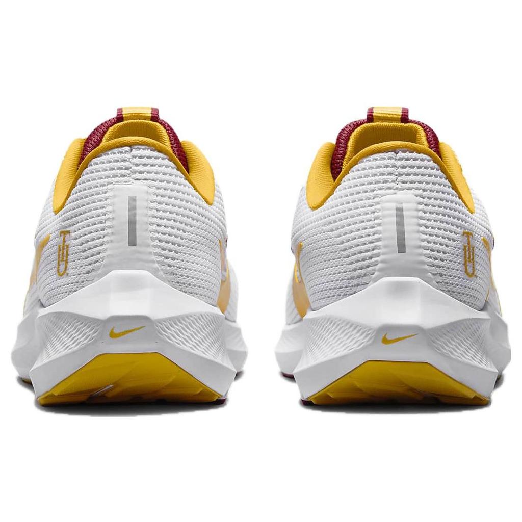 Nike Кроссовки Air Zoom Pegasus 40 Tuskegee мужские белые Varsity-красные желтые-охристые DZ6004-100