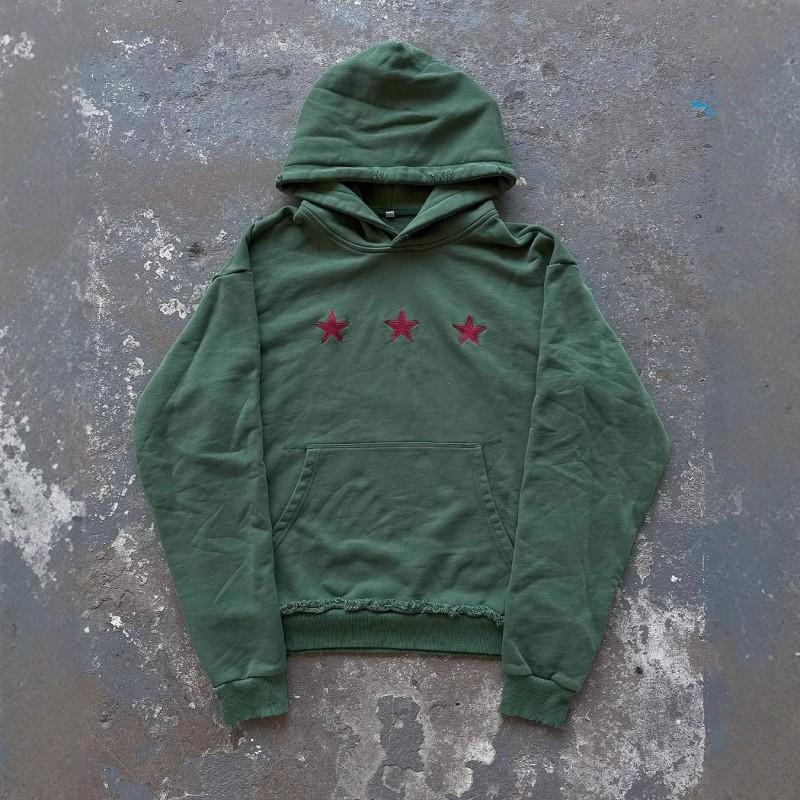 Womens Y2K Vintage Hoodie Streetwear Loose Fit Long Sleeve Sweatshirt Fall Winter