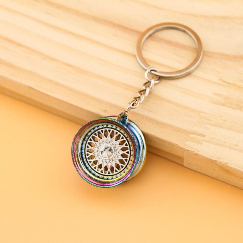 Моделирование гоночных колес BBS Auto Wheel Keyring 3D Auto Part Model Key Chains Girl Gift