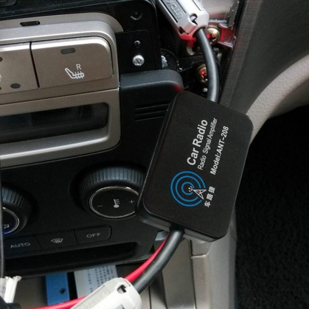 FM 88-108MHz Car Antenna Signal Amp Booster Radio Amplifier