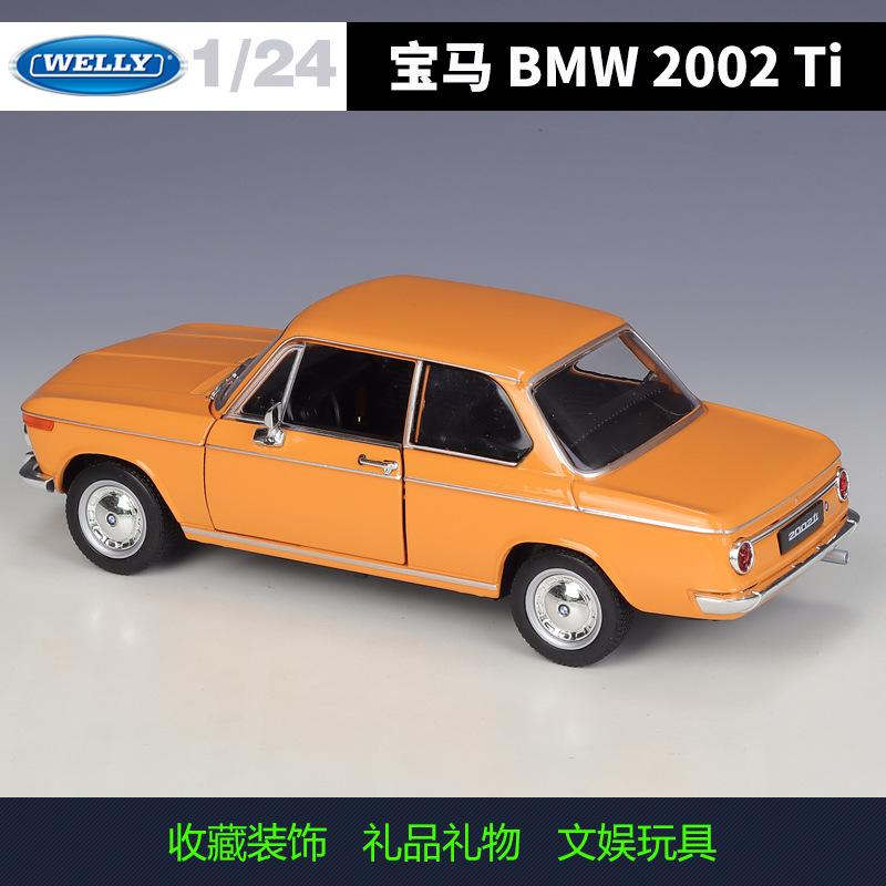 Welly 1:24 1972 Bmw 2002 Ti 2002ti Simulation Alloy Car Model Collect Gifts Toy