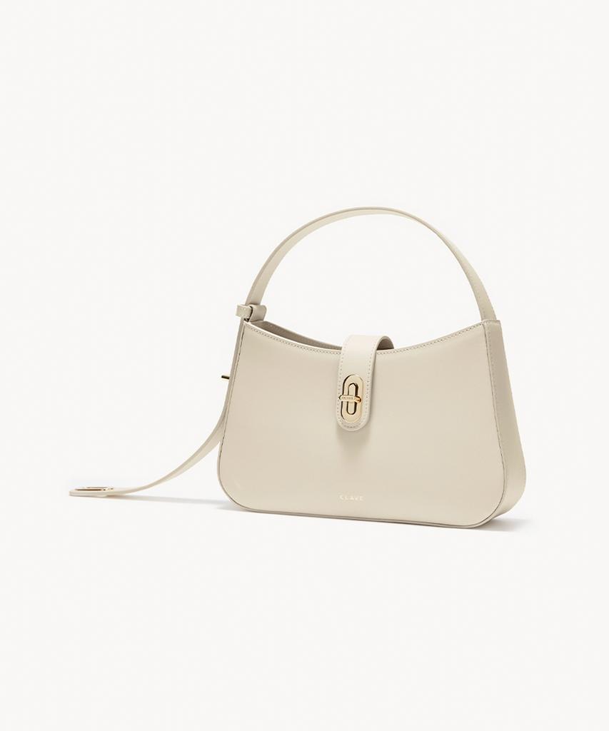 Clave Esther Cream White Shoulder Bag