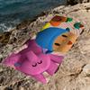 Милый мультяшный P-P-pocoyo-o Полотенце Пляжное Быстросохнущее Мягкое Бассейнные Полотенца Подарок для Путешествий Спортзал Душ Кемпинг спорт