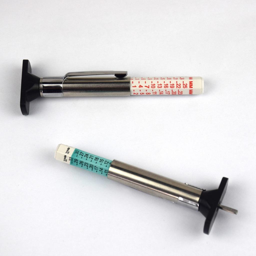 Car Tire Tread Depth Gauge, 1 Piece Universal Tire Depth Gauge, 0-25mm Car Tire Tread Depth Gauge, Portable Car Tire Measuring Tool