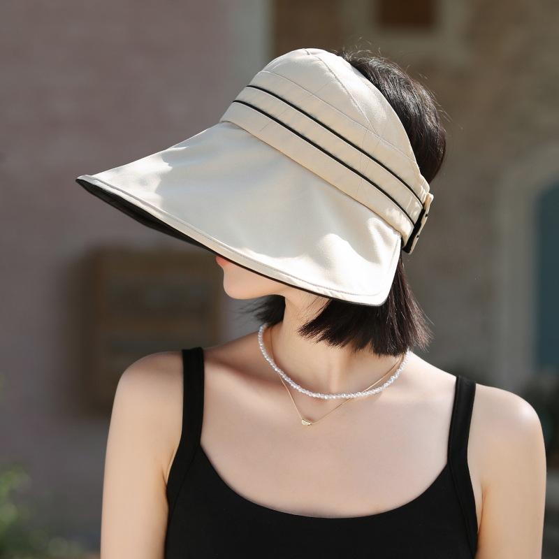 Female Uv Protection Sun Hat Big Brim Sun Hat Outdoor Travel Beach Hat