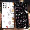 Cute Cartoon Cat Phone Case For Oneplus 12 12R 11 10T R10 Nord N100 N200 N10 10 7 8 9 7T 8T 9R 9RT CE 2 Pro 5G Soft TPU Cover