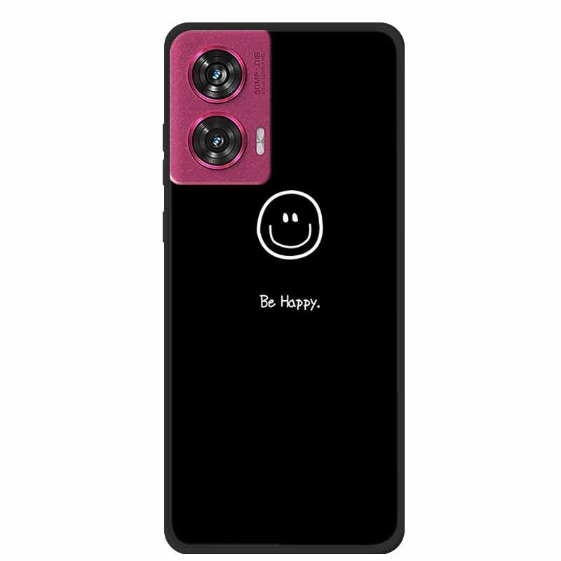 MOTO EDGE 50 Fusion Простой чехол-бампер из мягкого ТПУ с полыми линиями