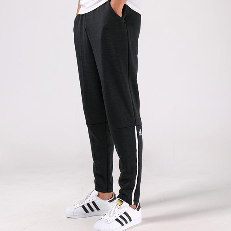 adidas Мужские зауженные беговые брюки ZNE Черный CX0702