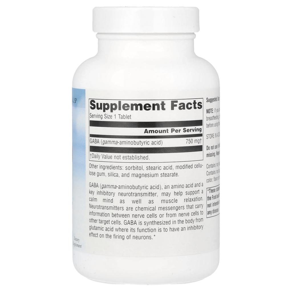 Serene Science®, Gaba, 750Mg, 90 Tablets