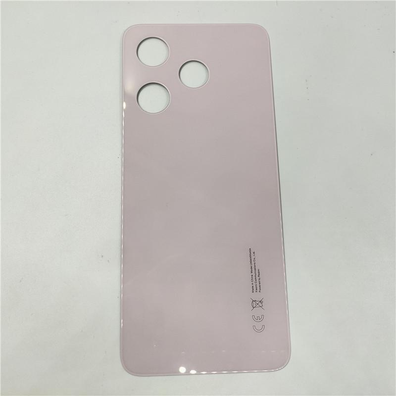 Для Xiaomi Redmi 13 4G Стеклянная задняя крышка аккумулятора Панель задней двери Задний корпус Замена