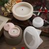Форма из эпоксидной смолы, формы для шкатулки для украшений, круглые формы для контейнера для хранения, силиконовый материал, подарок для любителя DIY-поделок