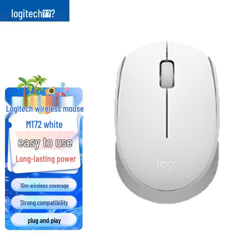 Logitech Беспроводная офисная мышь M172