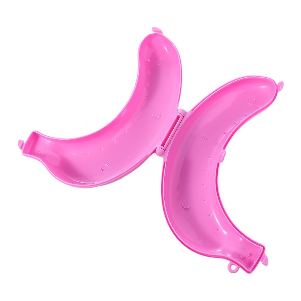 1PC Lunch Box Outdoor Box Holder Food Container Protector Box Banana Case Fruit Storage Storage Box