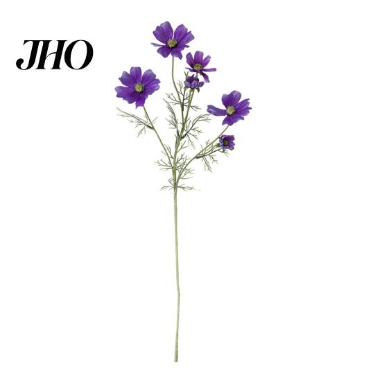 No Maintenance Flowers Artificial Cosmos Bipinnatus UV Resistant Fake Silk Galsang Flower Home Stem Office Wedding Party Indoor Outdoor Faux