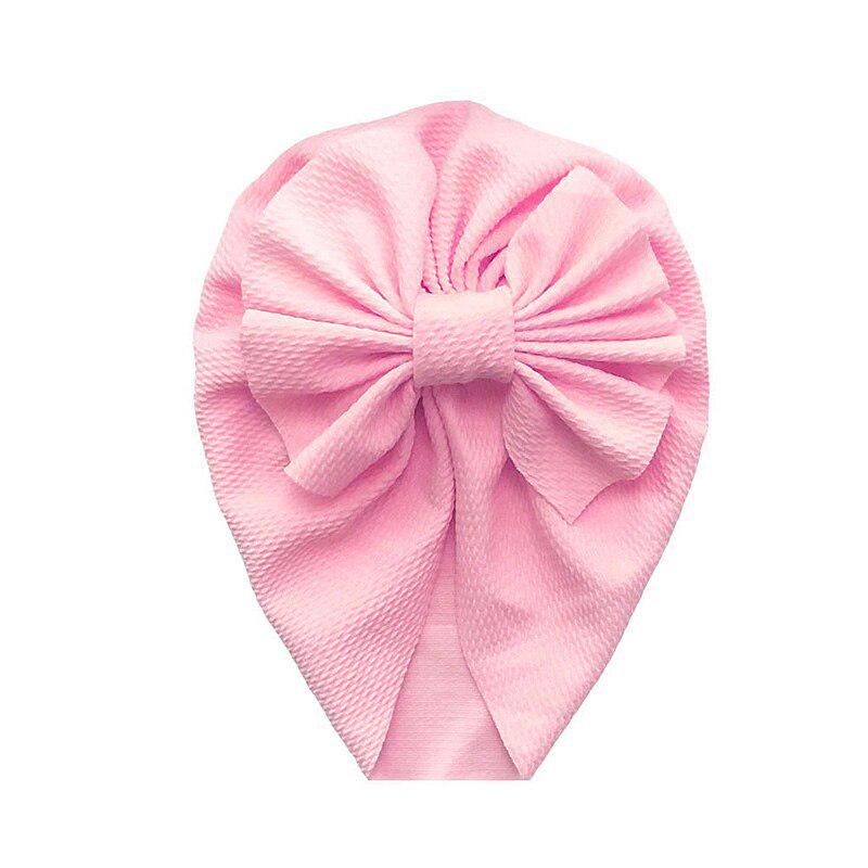 Big Bowknot Baby Hat Solid Color Newborn Autumn Winter Bonnet Hat Warm Kids Turban Beanie Cap Baby Accessories