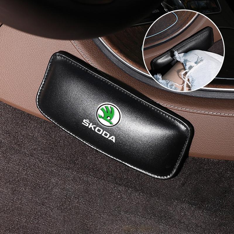 1Pcs Car Knee Pad Interior Pillow Pad Comfortable Cushion Memory Headrest For Skoda Octavia MK2 MK3 2 3 A7 Fabia Karoq Kodiaq Superb Rapid Kamiq