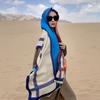 New Simple Korean Style Imitation Cashmere Scarf for Women Autumn and Winter Fashionable Design Niche Scarf Warm and Versatile Travel Shawl
