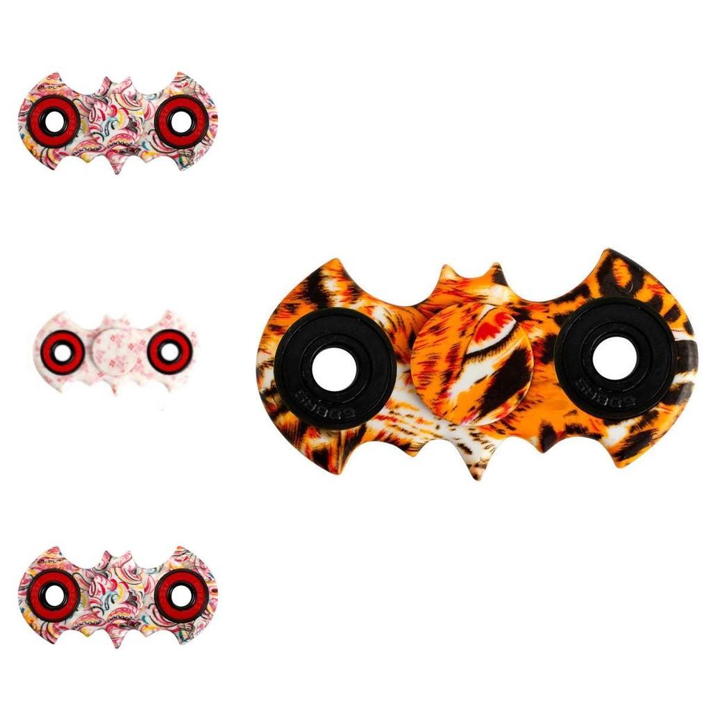 Бэтмен Спиннер для пальцев Снятие стресса Материал АБС нержавеющая сталь Желтый Красный Зеленый Голубой Черный