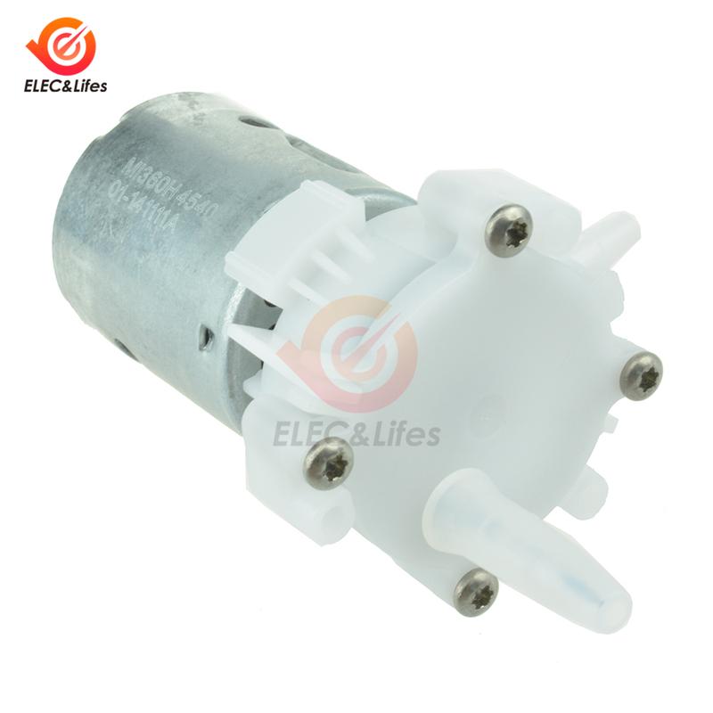 DC 3V-12V mini Electric motor pump Aquarium Self-priming Motor Pump RS-360SH Miniature Water Pump Pumping Gear Motor