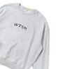 Свитшот WITHTOUT SUMMER с логотипом Wtsm_Меланжевый