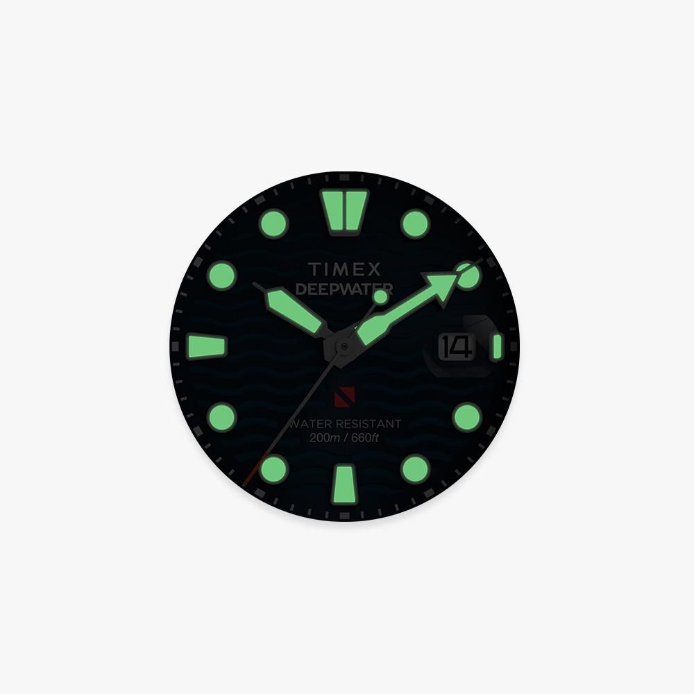 TIMEX Глубоководный Меридиан 200 Дайверские Часы 44мм TW2W81900