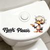 Waterproof Bathroom Decal PVC Cartoon Sticke Cute Design Toilet Sticker  Home Decor