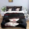 Черно-белые комплекты постельного белья с принтом, набор постельных принадлежностей, пододеяльник, комплект одеял, комплект постельного белья, роскошный подарок, модный, новый, женщина-сексуальный