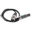 USB to DMX Interface Adapter DMX512 FTDI FT232RNL Chip RS485 Serial Converter LED Stage Light Control LED Rotate Cable