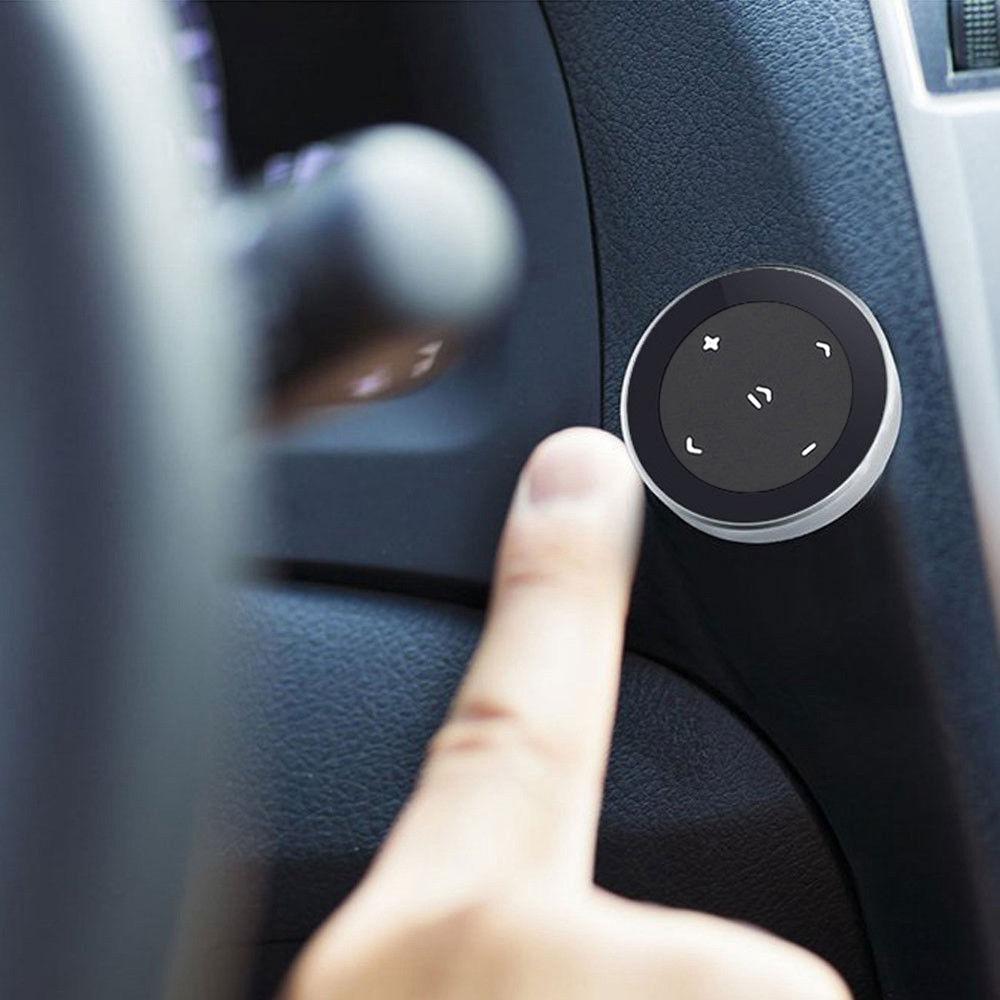 Рулевое колесо с дистанционным управлением, автомобильная кнопка MP3 Bluetooth, портативная медиа-кнопка для iPhone, Android, автомобиля