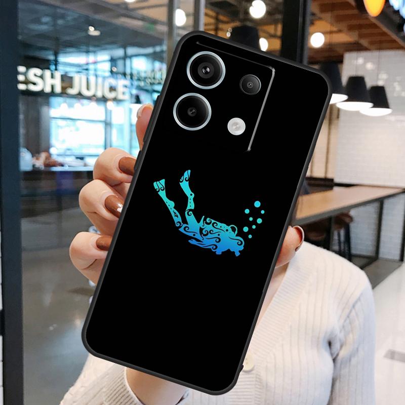 Чехол для Scuba Diver Diving Funda для Xiaomi Redmi Note 13 Pro 12 11 9 10 Pro 12S 11S 10S Redmi 13 12 10C 12C 13C