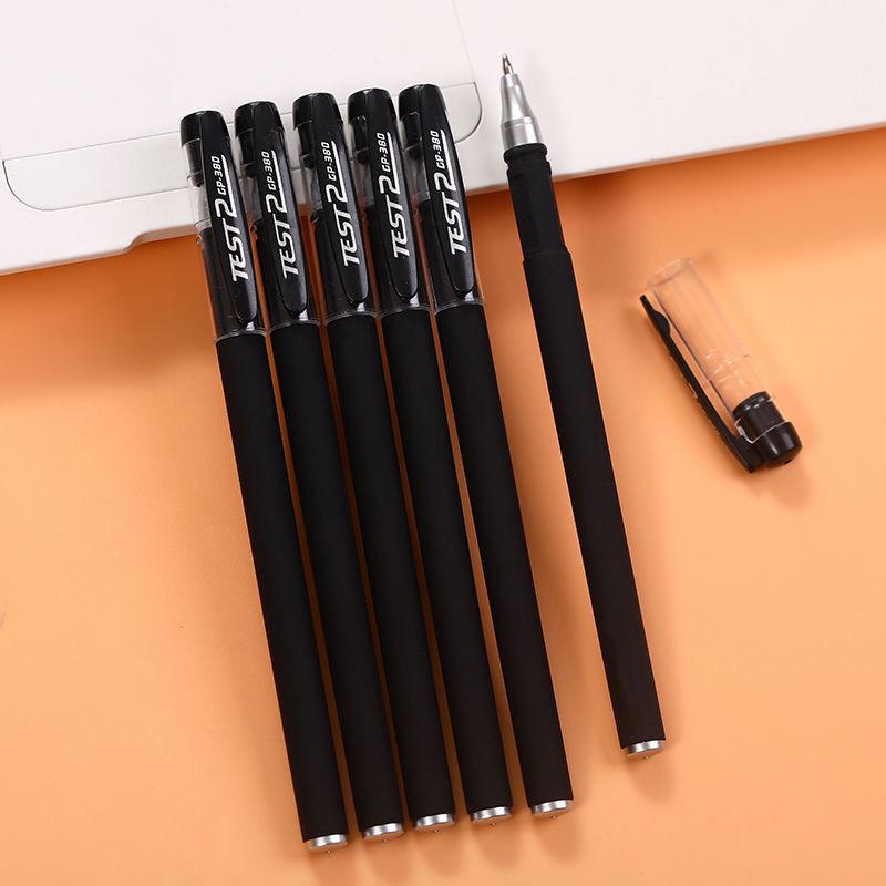 10pcs Gel Pen Set: Perfect For Students Exams Office Supplies Writing Gel Pens BLACK