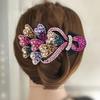 Updo Rhinestone Duckbill Clip Headwear Hairpin Duckbill Clip Banquet