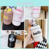 Стильная термокружка для пар Высококачественная бутылка для воды из нержавеющей стали Портативный и модный подарок для студентов