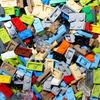 200 шт. Конструктор DIY Фигурки Кирпичики 1*2 Частицы для Сборки MOC 3023 Тонкая Пластина 1x2 Точки Образовательная Креативная Игрушка для Детей
