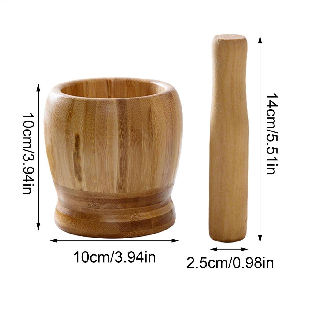 Кухонная перечница деревянная дробилка для специй ступка и пестик набор для чеснока кунжута сухофруктов грецких орехов таблеток рецепт