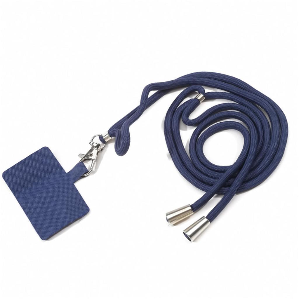 Мягкий ремешок-патч для телефона для всех чехлов для телефонов, однотонный, бытовой, внешний, для ношения на шее, освобождающий руки и предотвращающий потерю