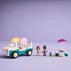 Игрушка LEGO Friends Фургончик с мороженым Хартлейк Сити, Подарок на день рождения, Обучающие строительные блоки, Ролевая игра для мальчиков и девочек, Возраст 4, 5 и 6 лет, 42644
