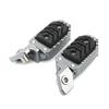Silver Adjustable Foot Pegs Footrest For Bmw R1200Gs R1250Gs Adventure