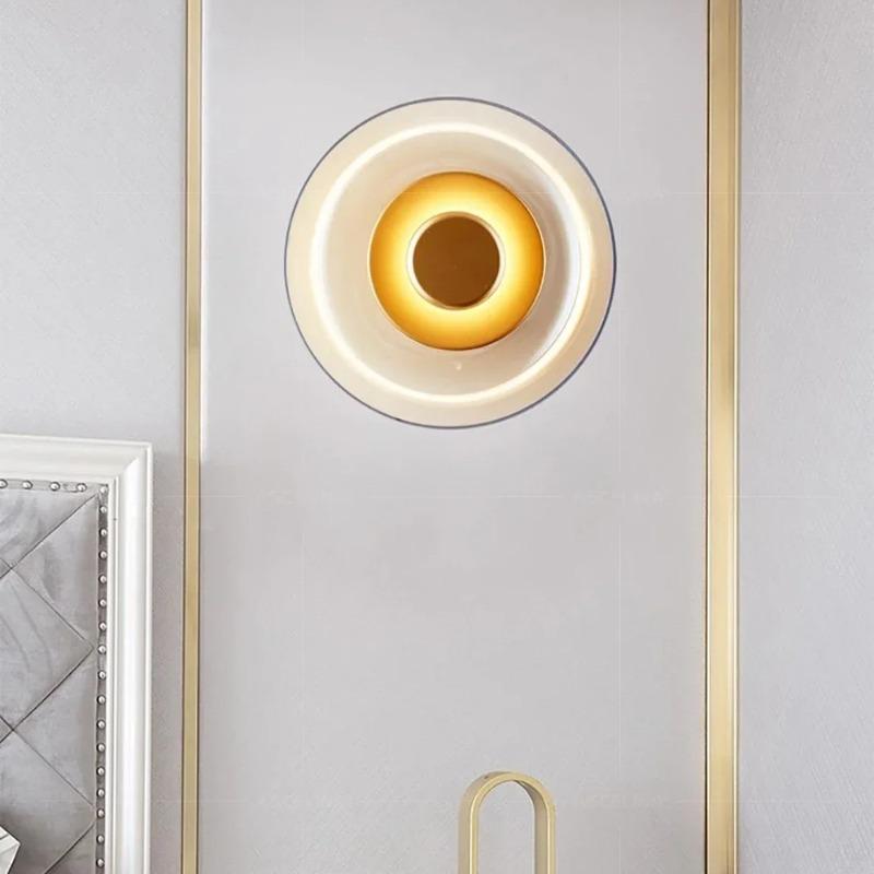 Светодиодный современный стеклянный настенный светильник, креативные потолочные светильники для спальни, прикроватной тумбочки, гостиной, столовой, декоративных светильников для дома, дома