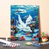 DIY Картина по номерам Цифровая картина маслом Украшение дома Хобби Числа Живопись Ремесла Искусство