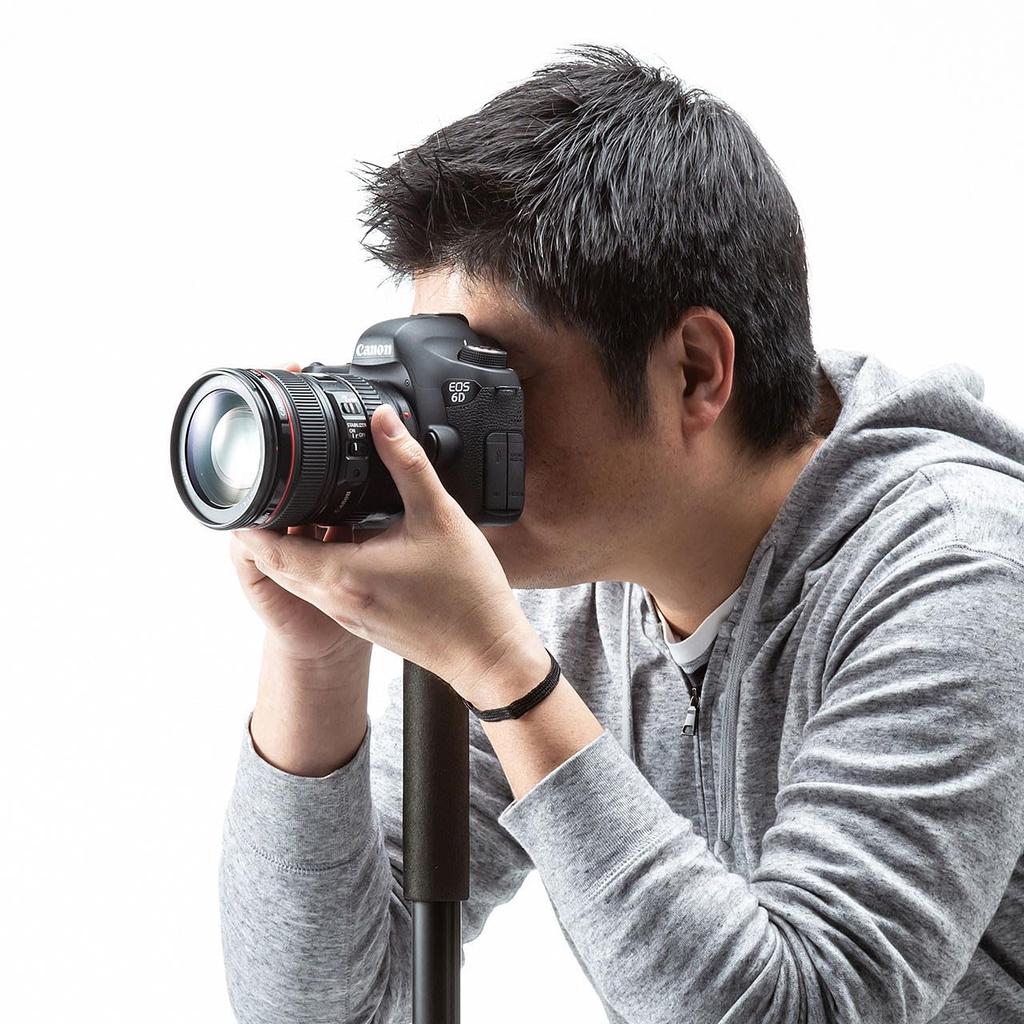 Sanwa Supply Multi-Stand (Monopod) for SLR & Video Cameras, 4 Sections, Leg Diameter 27mm, Extends to Approx. 178cm DG-CAM23