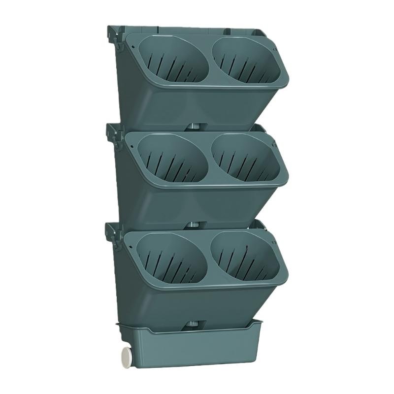 Легкая установка Подвесное кашпо Автополив Для домашнего декора Комнатное растение Балконное садоводство Пластиковый Компактный Горшок