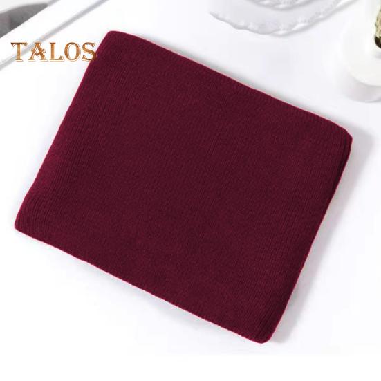 Зимний велосипедный шарф, двухслойный утеплитель для шеи, трикотажный, утолщенный, с флисовой подкладкой, эластичный, мягкий, круглый шарф, шейный платок