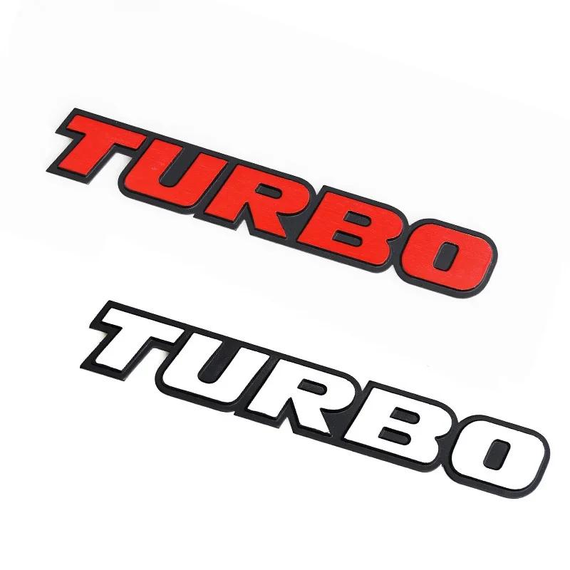 1Pcs Car Styling Modified Universal Accessories 3D Aluminum alloy TURBO Style J0Body Trim Badge Sticker Decal Emblem