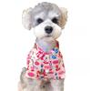 Pet cat and dog clothes, summer thin pink bear shirt, small and large dog anti-hair loss air-conditioning clothes