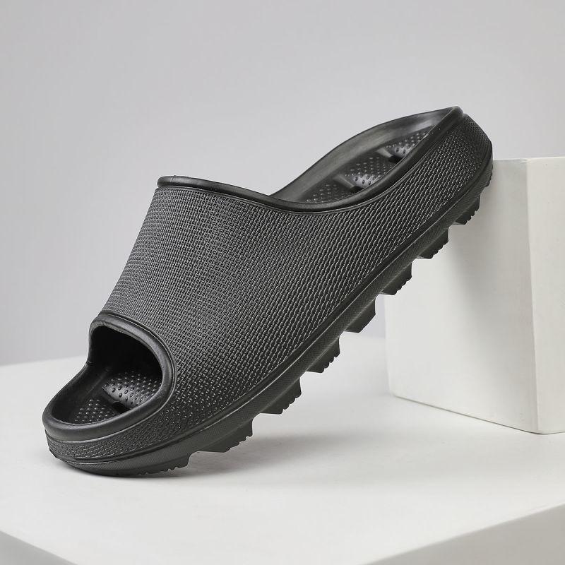 Large men's sandals with enlarged size, summer bathroom anti slip, home and indoor use, soft sole, odorless feet