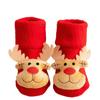 Милые Теплые Дерево Утолщенные Носки-колокольчики Олень Санта-Клаус Напольные Носки Детские Рождественские Носки Детские Короткие Носки Детские Хлопковые Носки
