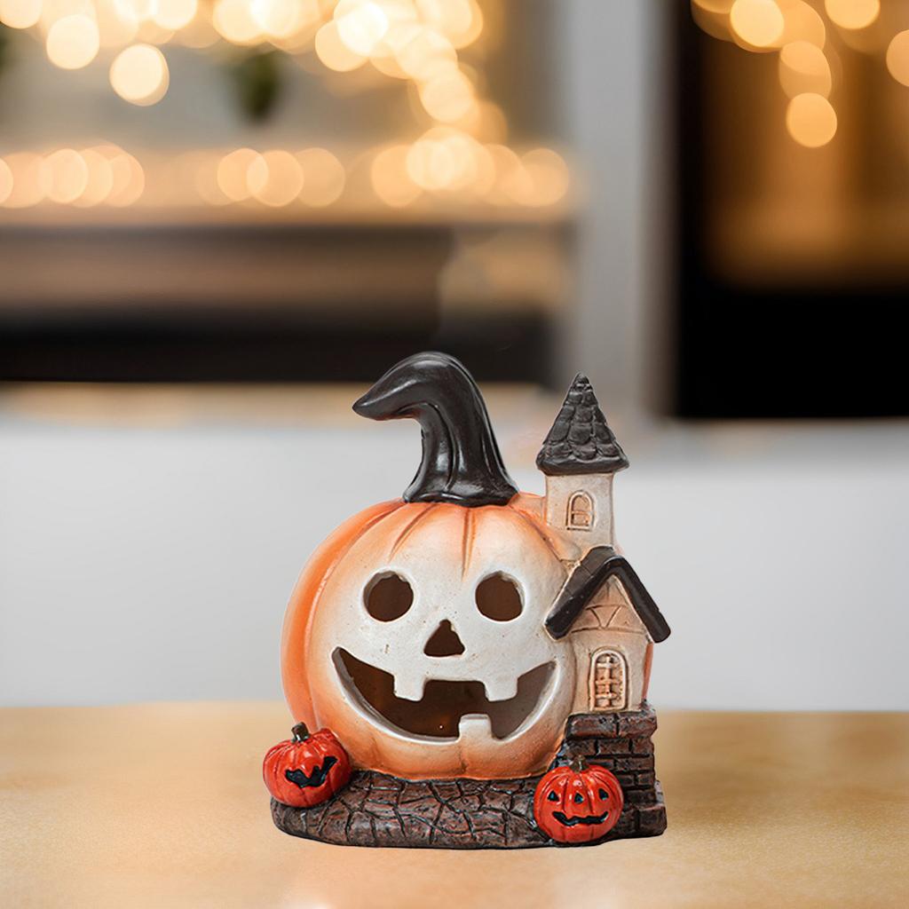 Хэллоуин Ужас Тыква Дом с привидениями Креативное украшение Полимерная фигурка