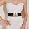 Simple and Fashionable Women's Wide Waist Seal Elastic Elastic Belt Versatile Women's Wide Waist Belt Decoration